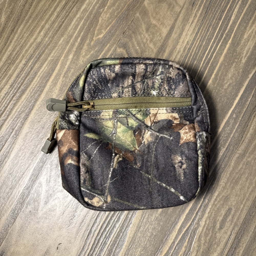 Fieldline Camo Utility Pouch 6" Soft Shell MOLLE Hook & Loop Or Clip Mount Bag